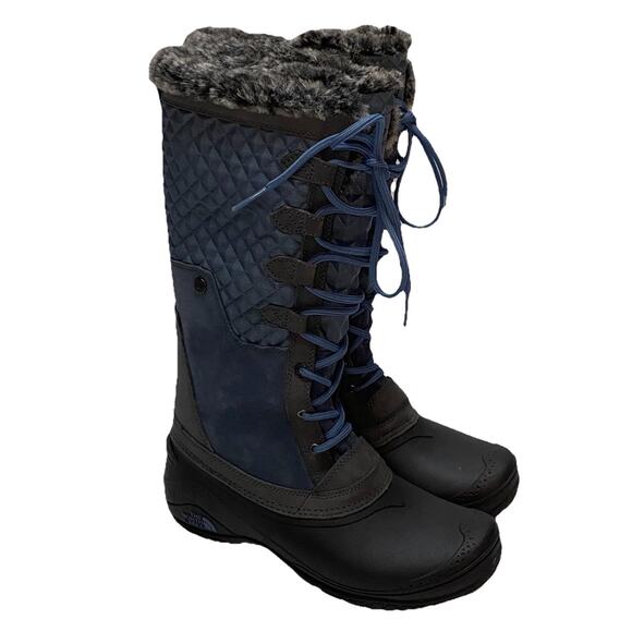 North Face Boots Womens Shellista II Winter Snow Tall Size 8.5 US 39.5 EU - Picture 1 of 9